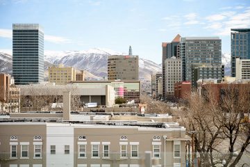 Rooftop View of Salt Lake City