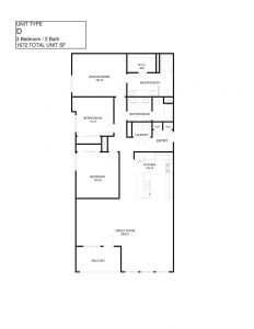 Pastoria Unit D Floor Plan