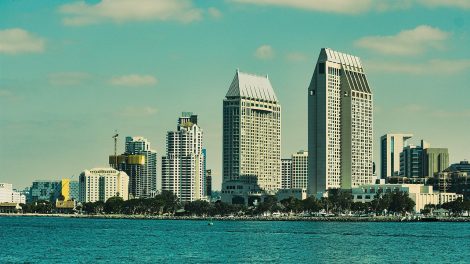 san diego city coastline skyline