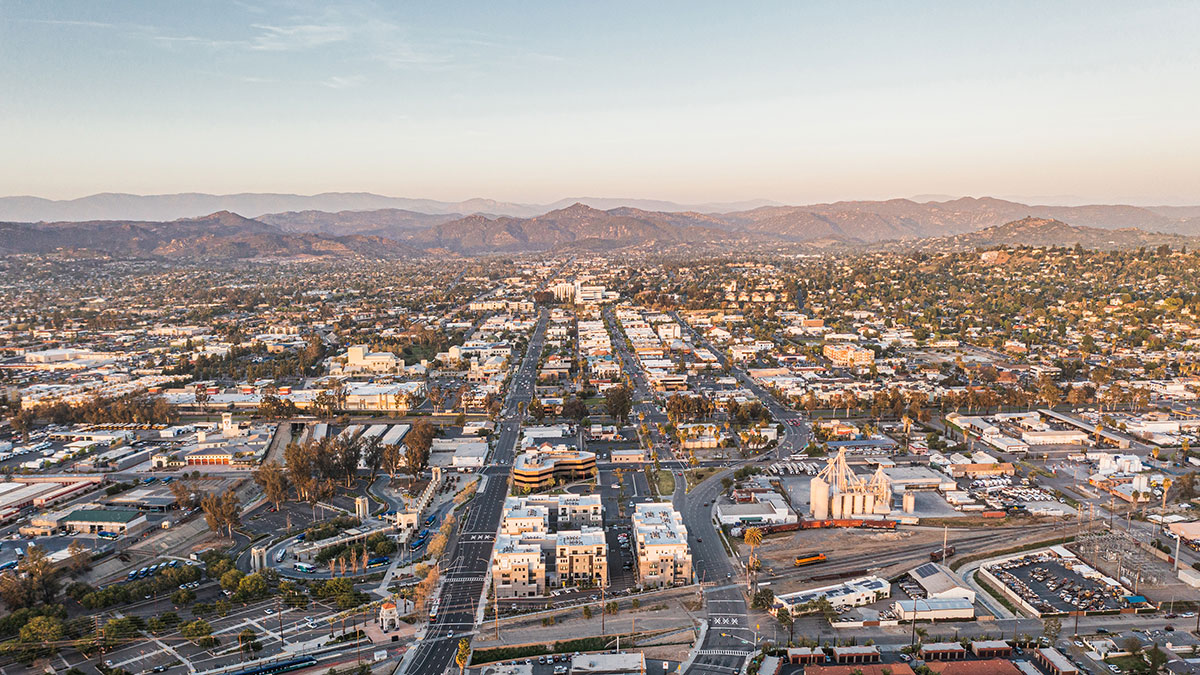 Downtown Escondido Aerial